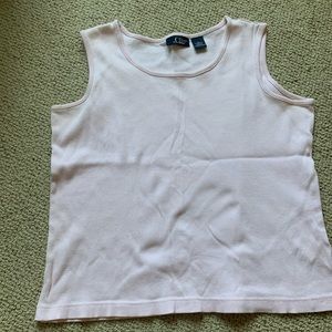 Light Pink Knit tank top